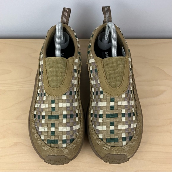 Merrell Men’s Size 7.0 Jungle Moc Evo Woven SE Kangaroo Khaki Slip On Loafers - Picture 4 of 10